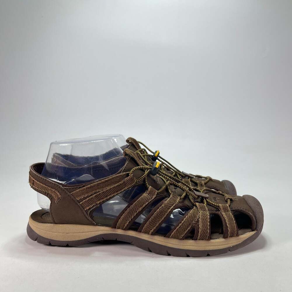 Croft Barrow Sport Brown Closed Toe Waterproof Hiking Sandals Women's Size 9